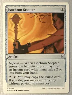 MTG / Isochron Scepter / MB2 / #96 / Regular (White Border) / Uncommon / NM - Image 1