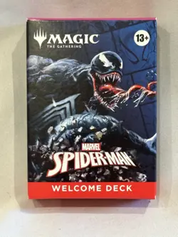 SDCC 2025 Magic The Gathering Spider-Man Black VENOM Welcome Deck NEW UNUSED - Image 1