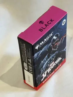 SDCC 2025 Magic The Gathering Spider-Man Black VENOM Welcome Deck NEW UNUSED - Image 2
