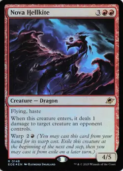 Nova Hellkite 148 EOE Edge of Eternities R Foil - Image 1