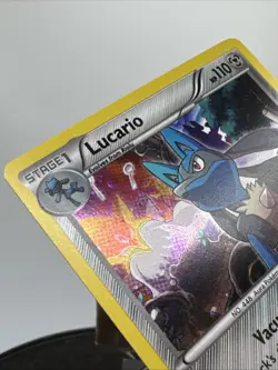 Lucario 63/124 NM Near Mint XY Fates Collide Holofoil Rare Holo Pokemon Card - Image 5