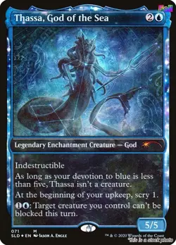 MTG Foil Thassa, God of the Sea 71 Secret Lair Drop Series NM Magic - Image 1