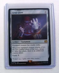 Genji Glove Magic The Gathering Final Fantasy NM - Image 1