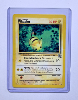 Pikachu 27 WOTC Black Star Promo Pokemon Card - Image 1