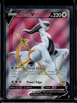 2022 Pokemon SWSH Brilliant Stars Arceus V #165/172 - Image 1