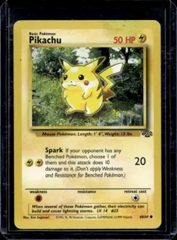 1999 Pokemon Jungle Pikachu #60/64 - Image 1