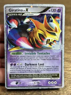 Pokemon TCG Giratina LV.X #DP38 2009 Diamond and Pearl Promo Card Holo Rare - Image 3