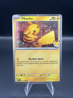 Mint Pikachu (Pokemon Day 2026) 051/162 Cosmo Holo Pokemon - Image 1