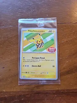 Pokemon Pikachu Berkemeja Batik Staryu 155/SV-P Indonesia Promo Sealed - Image 1