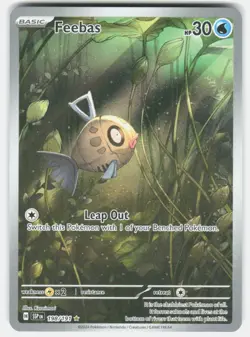 FEEBAS 198/191 ILLUSTRATION RARE SURGING SPARKS POKEMON NM/M - Image 1