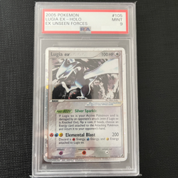 Lugia ex PSA 9 105/115 ex Unseen Forces 2005 English Pokemon Card - Image 1