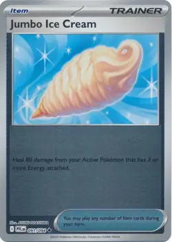 Jumbo Ice Cream Phantasmal Flames 091/094 Reverse Holo Uncommon 2025 Pokemon NM - Image 1