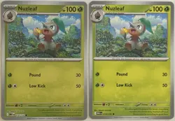 Nuzleaf - 014/132 - Reverse Holo + Regular - Pokemon TCG Mega Evolution - NM - Image 1