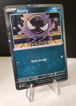 Pokemon TCG Gastly Cosmos Holo Swirl w/ Hidden Swirls 123/217 Ascended Heroes NM - Image 1