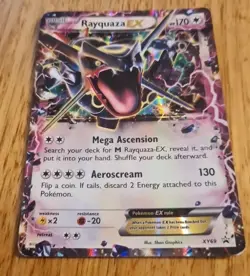 Rayquaza EX - XY69 Black Star Promo - Holographic Pokemon Card - Image 2