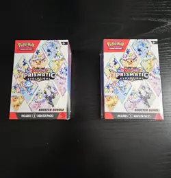 Pokemon Scarlet & Violet Prismatic Evolutions Booster Bundle Lot Of 2 - Image 1