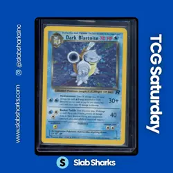 2000 POKEMON TEAM ROCKET #3/82 DARK BLASTOISE HOLO RARE - Image 1