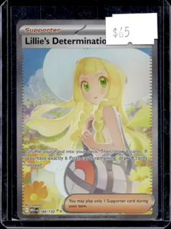 2025 Pokemon Lillie's Determination Special Illustration Rare #184/132 - Image 1