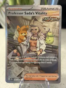 Professor Sada's Vitality - 256/182 - Pokemon Paradox Rift Illustration LP - Image 1