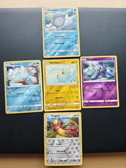 5x Sun & Moon Era Reverse Holo Pokemon Karten Sammlung | EN | Verschiedene Sets - Image 1