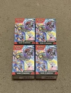 Pokemon TCG Journey Together Booster Bundle X 4 (Mega Evolution Destined Rivals) - Image 1