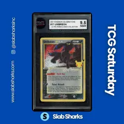 2021 POKEMON SWSH CELEBRATIONS CLASSIC COLL. #17/17 UMBREON GOLD STAR KSA 9.5 - Image 1