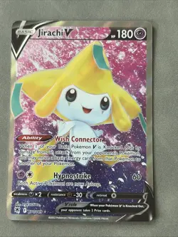 Jirachi V (Full Art) 170/189 Ultra Rare SWSH10: Astral Radiance Pokemon TCG NM - Image 1