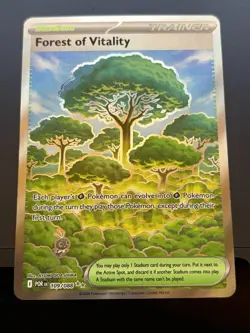 Pokemon TCG Forest of Vitality POR 109/088 Full Art Trainer Foil English - Image 1