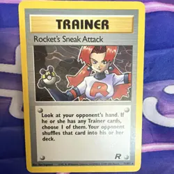 Pokemon Rocket's Sneak Attack Team Rocket 72/82 Rare Trainer Unlimited Regular … - Image 1