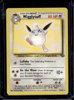 1999 Pokemon Jungle Wigglytuff #32/64 - Image 1