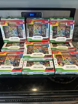 Pokemon TCG First Partner Illustration Collection Series Sealed New Box Lot X 10 - Image 1