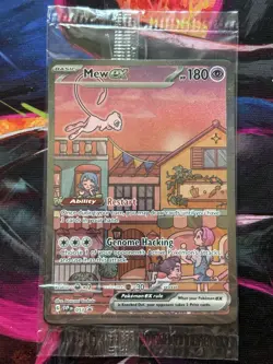 Mew ex SVP 053 Pokemon TCG Scarlet Violet 151 Black Star Promo Full Art SEALED - Image 1