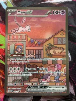 Mew ex SVP 053 Pokemon TCG Scarlet Violet 151 Black Star Promo Full Art - Image 1