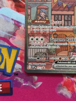 Mew ex SVP 053 Pokemon TCG Scarlet Violet 151 Black Star Promo Full Art - Image 5