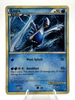 Lugia - HGSS02 Black Star Promo Holo Pokemon - MP - Image 1