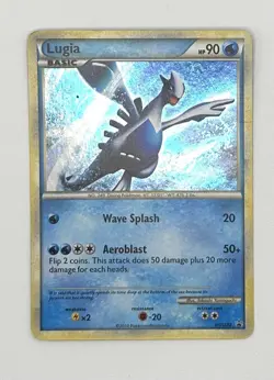 Lugia - HGSS02 Black Star Promo Holo Pokemon - MP - Image 3