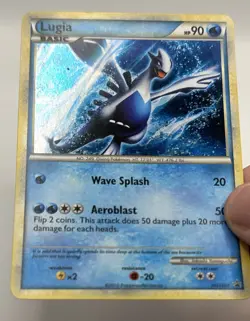 Lugia - HGSS02 Black Star Promo Holo Pokemon - MP - Image 5