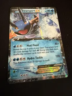 Swampert EX XY55 Promo XY Black Star Promos Pokemon LP - Image 1