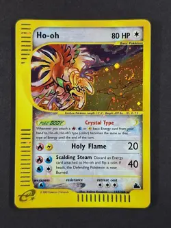 2003 Pokemon HO-OH #149/144 Skyridge Unlimited Cosmos Holo Rare English - Image 1