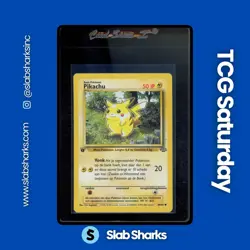 1999 POKEMON DUTCH JUNGLE FIRST EDITION #60/64 PIKACHU - Image 1