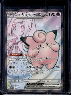2023-25 Pokemon SV Black Star Promos Lillie's Clefairy ex #195 - Image 1