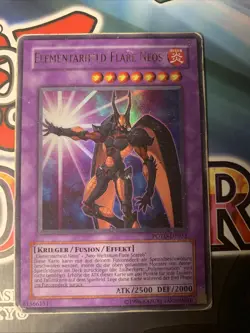 Yu-Gi-Oh! Elementarheld Flare Neos POTD-DE032 Ultra Rare Deutsch - Image 1