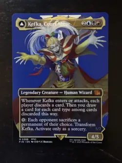 MTG Final Fantasy English Kefka, Court Mage Borderless 0398 Non-Foil - Image 1