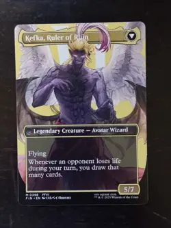 MTG Final Fantasy English Kefka, Court Mage Borderless 0398 Non-Foil - Image 2