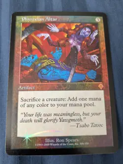 Rare Foil - Phyrexian Altar - Invasion - EX/LP - MTG Magic the Gathering - Image 1