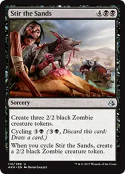 STIR THE SANDS X 4 N/M- AMONKHET MAGIC THE GATHERING - Image 1