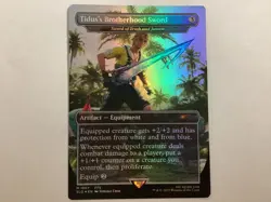 MTG SLD TIDUS’S BROTHERHOOD SWORD/SWORD OF TRUTH AND JUSTICE Foil NM (BIN) - Image 1