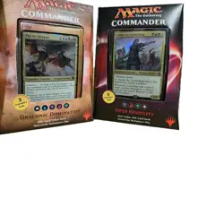 Magic the Gathering Commander deck Open Hostility And Draconic Domination 604966623022 - Image 1