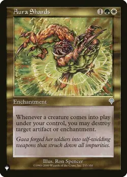 1x Aura Shards (INV) Light Play MTG Magic - Kid Icarus - - Image 1