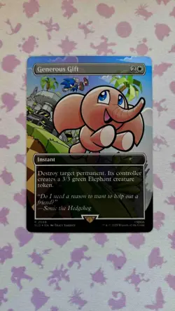 Secret Lair x Sonic: Generous Gift (🌈Rainbow Foil) - Image 1